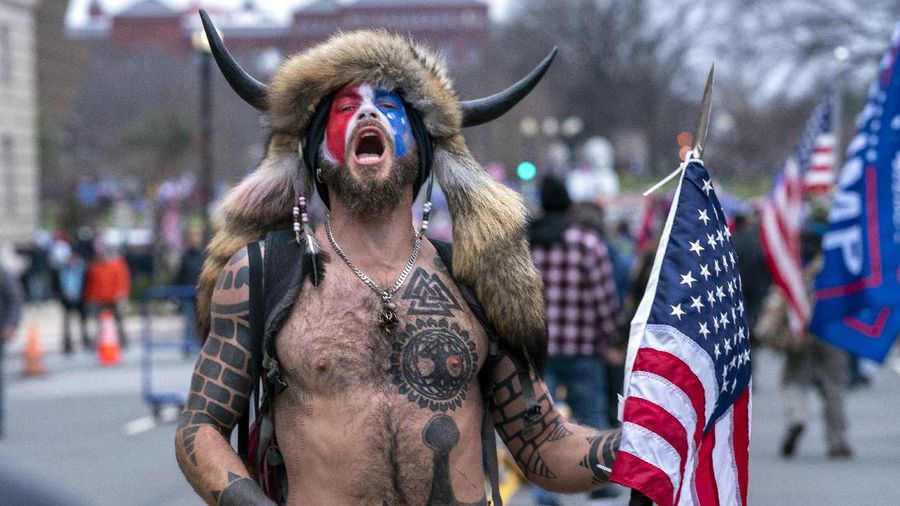 People attend a rally in support of President Donald Trump on Wednesday, Jan. 6, 2021, in Washington. (AP Photo/Jose Luis Magana)