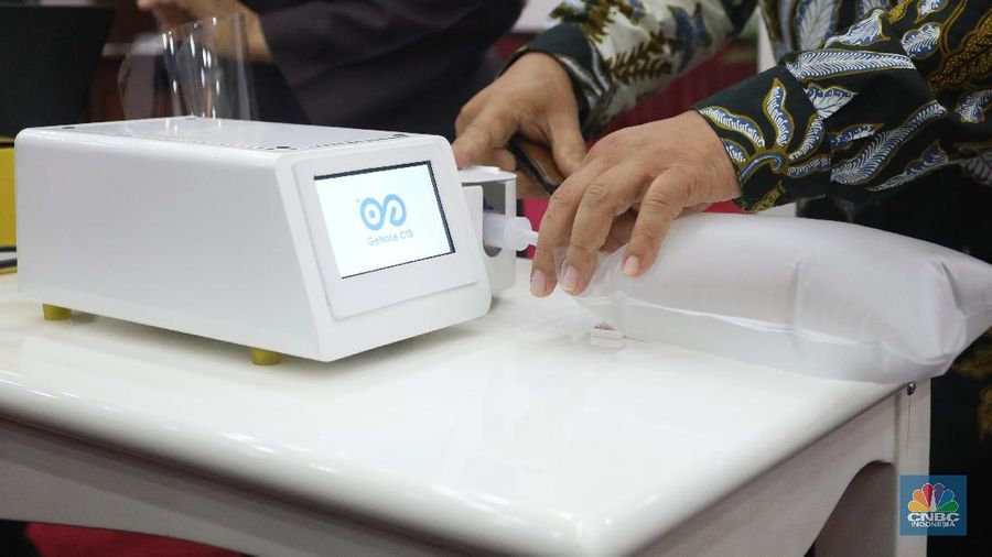 GeNose C19 adalah alat pendeteksi COVID-19 besutan para ahli Universitas Gadjah Mada. (²©²ÊÍøÕ¾/Andrean Kristianto)