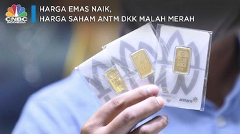 Harga Emas Melejit, Begini Gerak Saham ANTM dkk