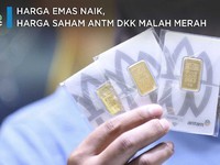 Harga Emas Melejit, Begini Gerak Saham ANTM dkk