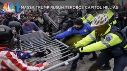 Massa Trump Rusuh Terobos Capitol Hill AS