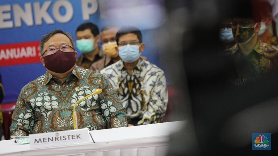 Menteri Riset dan Teknologi ( Menristek) Bambang Brodjonegoro (CNBC Indonesia/Andrean Kristianto)