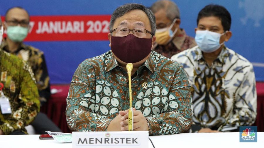 Menteri Riset dan Teknologi ( Menristek) Bambang Brodjonegoro (CNBC Indonesia/Andrean Kristianto)