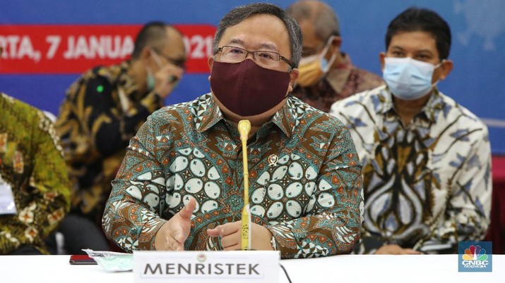 Menteri Riset dan Teknologi ( Menristek) Bambang Brodjonegoro (CNBC Indonesia/Andrean Kristianto)