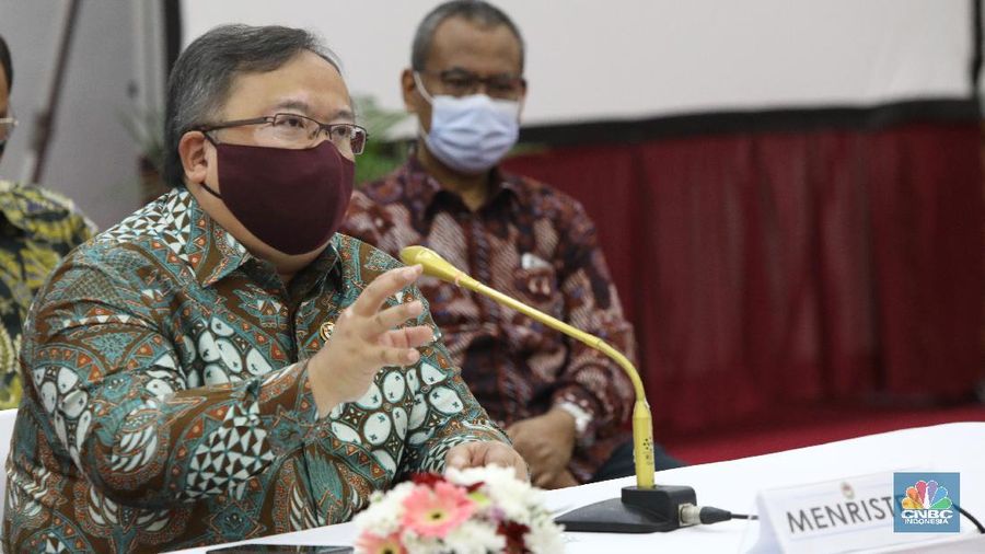 Menteri Riset dan Teknologi ( Menristek) Bambang Brodjonegoro (CNBC Indonesia/Andrean Kristianto)
