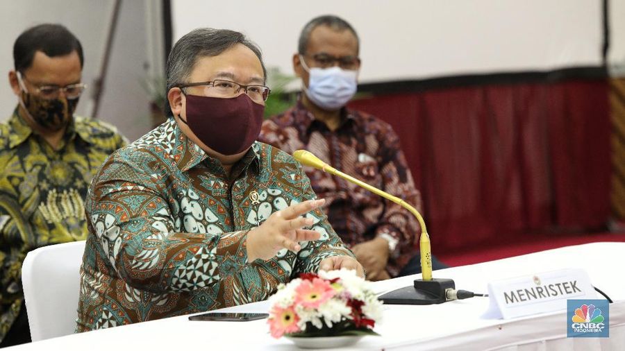 Menteri Riset dan Teknologi ( Menristek) Bambang Brodjonegoro (CNBC Indonesia/Andrean Kristianto)