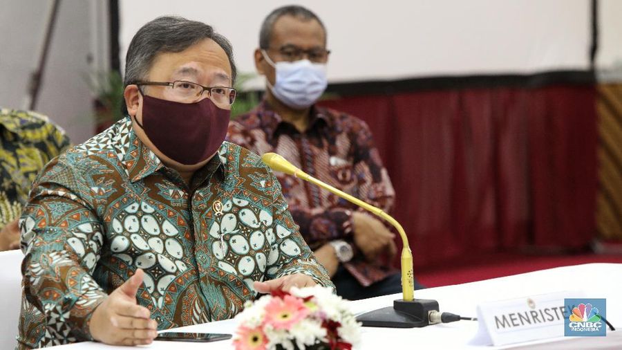 Menteri Riset dan Teknologi ( Menristek) Bambang Brodjonegoro (CNBC Indonesia/Andrean Kristianto)
