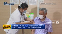 PM Singapura Divaksinasi Covid-19