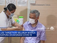 PM Singapura Divaksinasi Covid-19