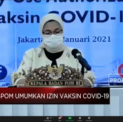 BPOM Resmi Izinkan Penggunaan Vaksin Sinovac