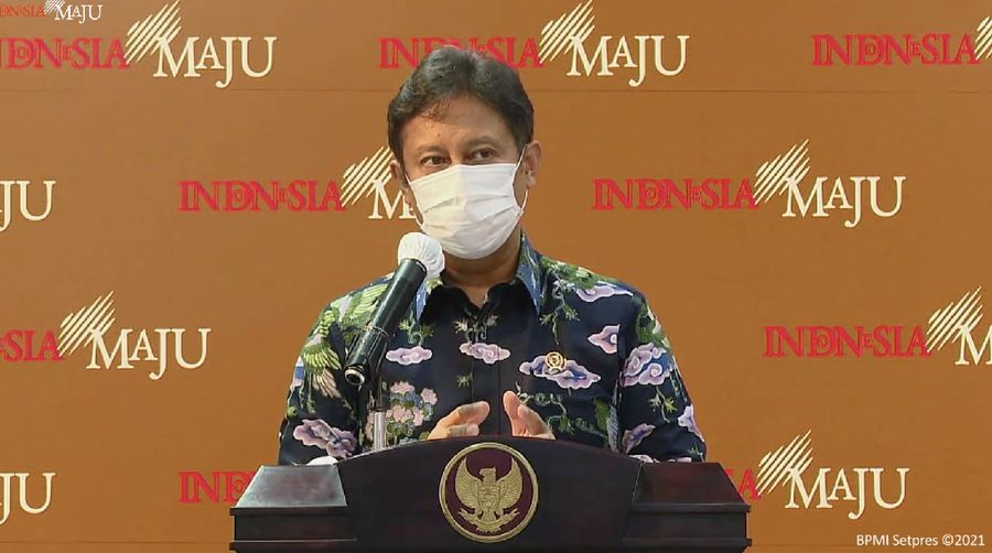 Menteri Kesehatan Budi Gunadi Sadikin (Tangkapan Layar Youtube Sekretariat Presiden)