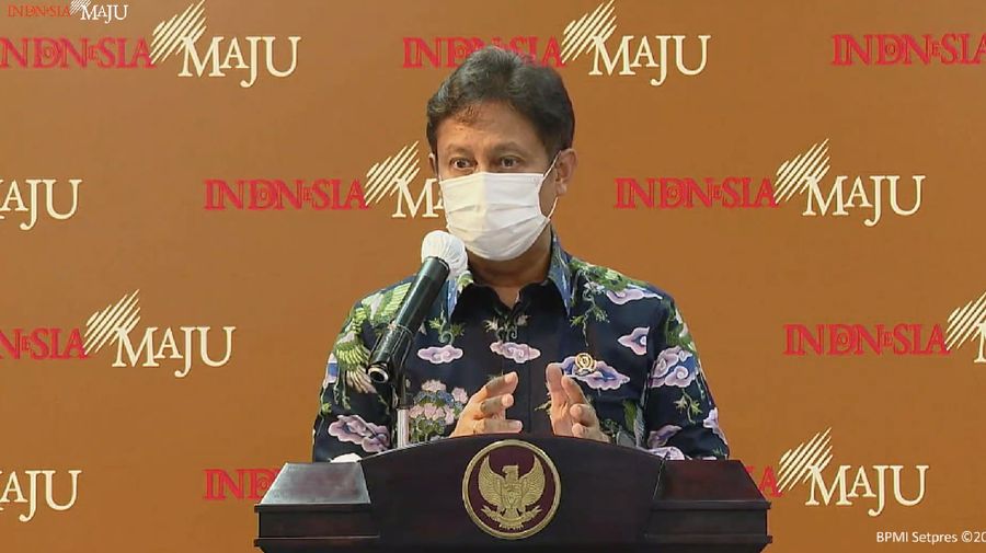 Menteri Kesehatan Budi Gunadi Sadikin (Tangkapan Layar Youtube Sekretariat Presiden)