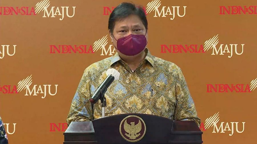 Menteri Koordinator Bidang Perekonomian Airlangga Hartarto (Tangkapan Layar Youtube Sekretariat Presiden)