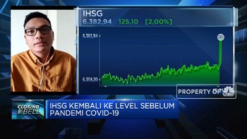 Sentuh Level 6.300, IHSG Kembali Ke Level Sebelum Pandemi
