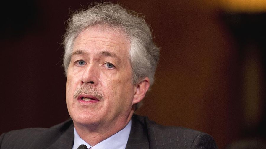 William J. Burns testifies on Capitol Hill in Washington, Tuesday, May 24, 2011, before the Senate Foreign Relations Committee hearing on his nomination to be Deputy Secretary of State.  (AP Photo/Evan Vucci)
