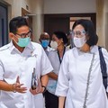 Saat Sandi Uno Jumpa Sri Mulyani, Bahas Apa Ya?