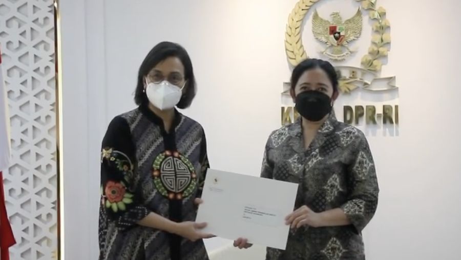 Ketua DPR RI Puan Maharani bertemu Menteri Keuangan Sri Mulyani (Tangkapan Layar Instagram @puanmaharaniri)