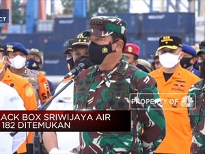 Panglima TNI: FDR Pesawat SJ 182 Ditemukan, CVR Masih Dicari