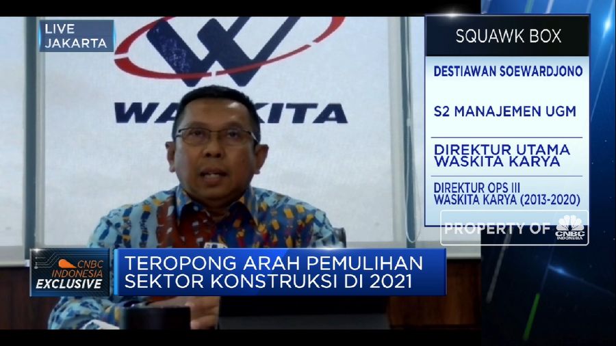 Produktivitas Turun Kala Pandemi, WSKT Siapkan Strategi Baru di 2021 (CNBC Indonesia TV)