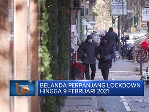 Belanda Perpanjang Lockdown Hingga 9 Februari 2021