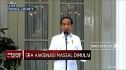 Jokowi: Setelah Divaksin Tetap Disiplin Protokol Kesehatan!