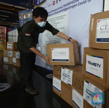 Potret Penyaluran Donasi Tahap 9 dari Transmedia Via CT Arsa