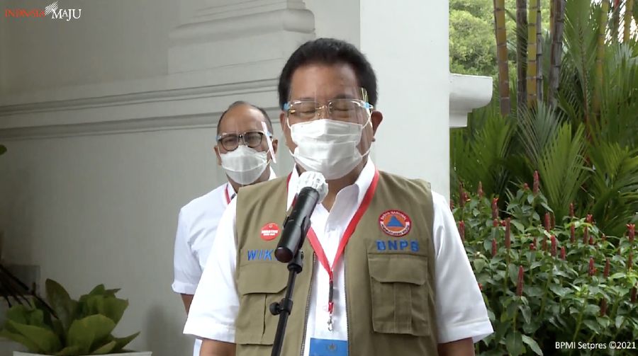 Jubir Satgas COVID-19 Prof Wiku Adisasmito (Tangkapan Layar Youtube Sekretariat Presiden)