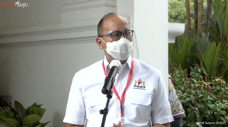 Ketua Umum Kamar Dagang Industri Indonesia (Kadin Indonesia), Rosan Perkasa Roeslani  (Tangkapan Layar Youtube Sekretariat Presiden)