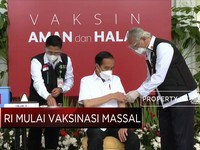 Sah! Presiden Jokowi Disuntik Vaksin Covid-19