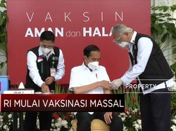 Sah! Presiden Jokowi Disuntik Vaksin Covid-19