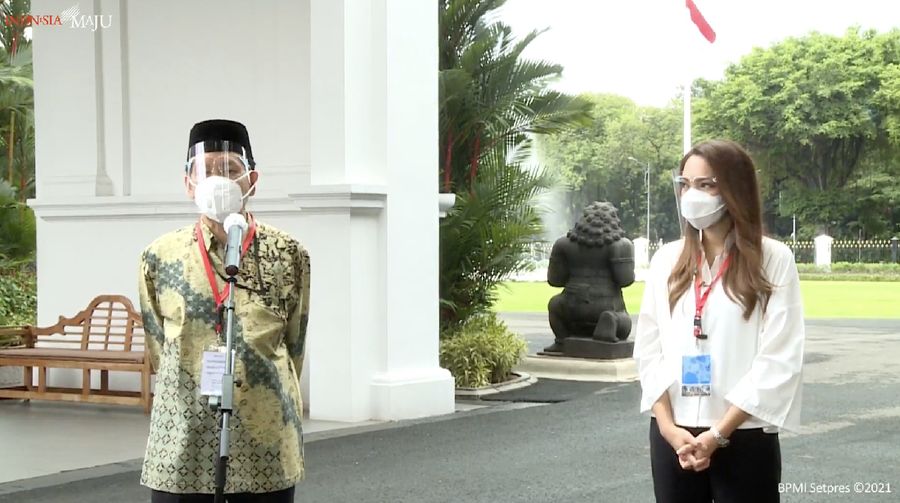 Sekjen Majelis Ulama Indonesia (MUI), Amirsyah Tambunan  (Tangkapan Layar Youtube Sekretariat Presiden)