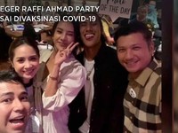 Geger Raffi Ahmad Party Usai Divaksinasi Covid-19