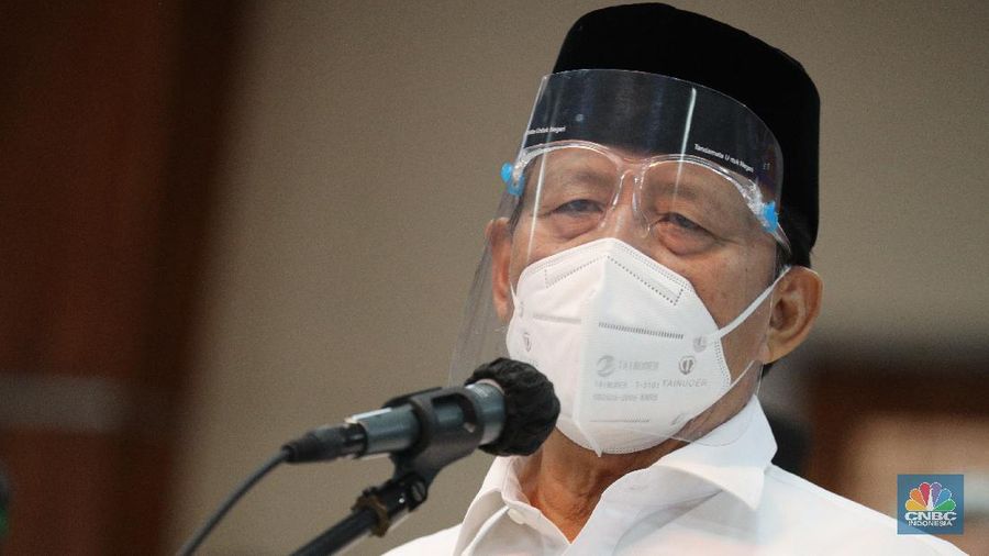 Gubernur Banten Wahidin Halim (CNBC Indonesia/ Tri Susilo)