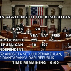 Rekor, Trump Dimakzulkan 2 Kali