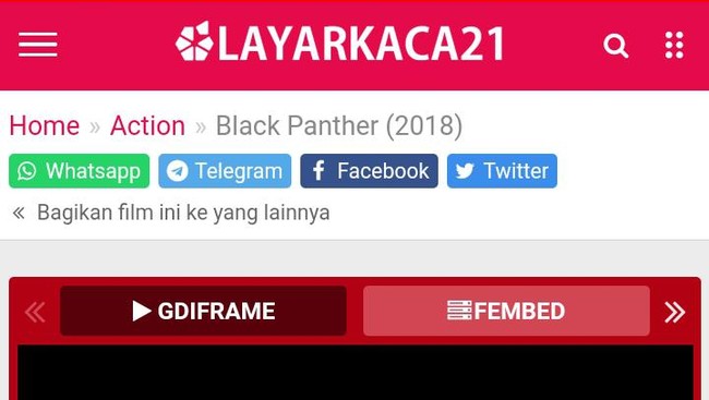 Rebahin-LK21-IndoXXI Bahaya, Ini 24 Link Nonton Film Resmi 2025