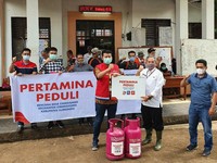 Longsor Sumedang, Pertamina Berikan Bantuan LPG & BBM