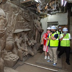 Penampakan 'Harta Karun' di Lantai Basement Gedung Sarinah