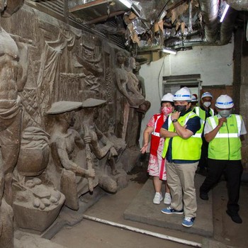 Penampakan 'Harta Karun' di Lantai Basement Gedung Sarinah