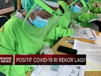 Rekor Lagi! Pasien Positif Covid-19 RI Bertambah12.818 Orang