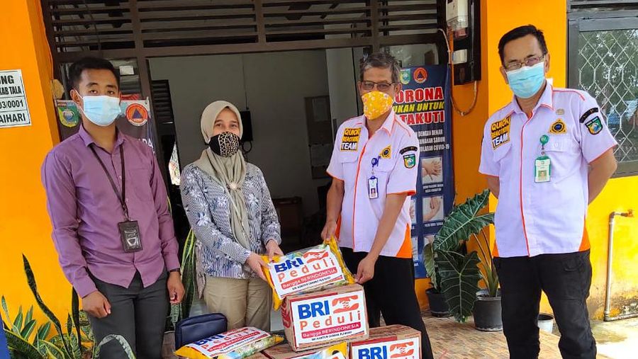 BRI Dirikan Posko dan Berikan Bantuan Untuk Korban Banjir Kalimantan Selatan. (Dok. BRII)
