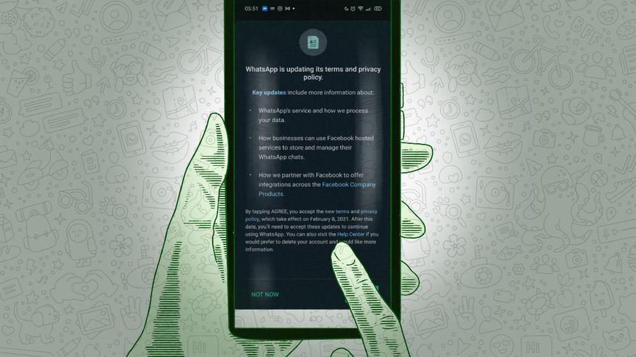 Infografis/Berlaku Di Bulan Mei, Ini kebijakan Privasi Baru Whatsapp/Aristya Rahadian