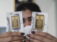 Harga Emas Pegadaian Kurang Greget, Sehari Cuma Naik Rp2.000