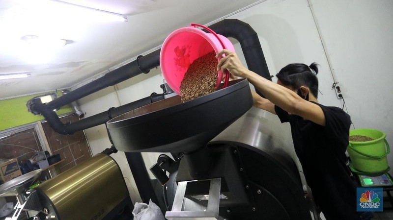 Ilustrasi Kopi. (CNBC Indonesia/Andrean Kristianto)