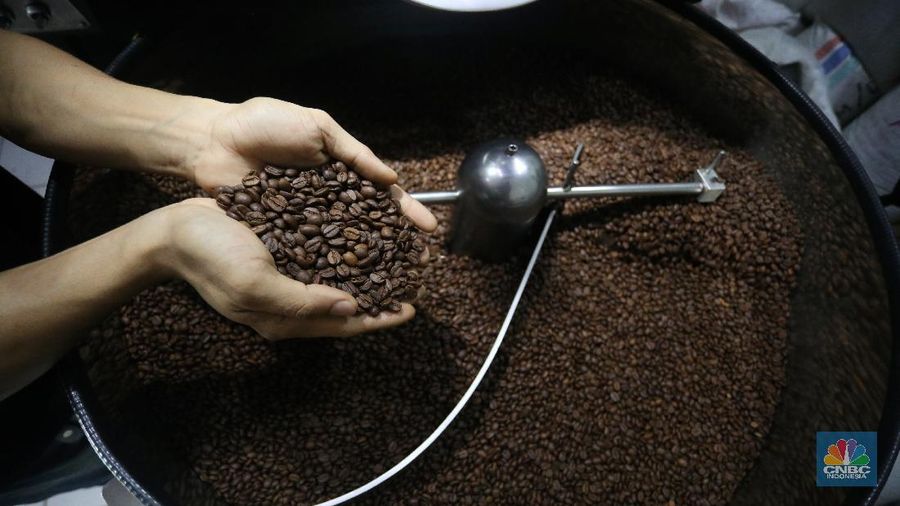 Ilustrasi Kopi. (CNBC Indonesia/Andrean Kristianto)
