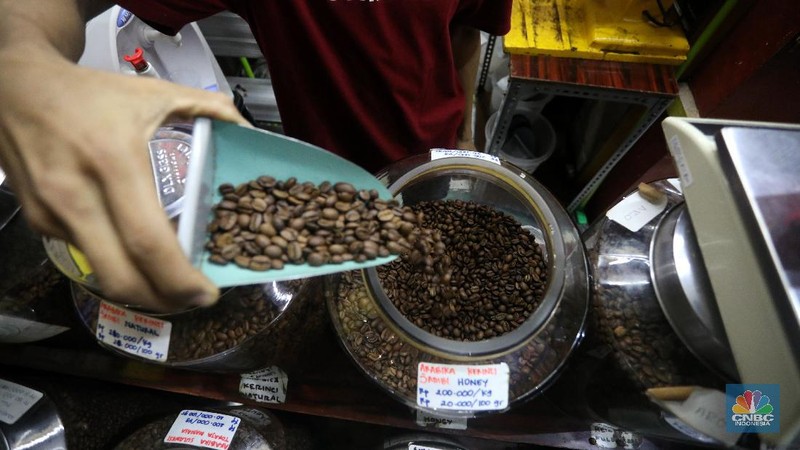 Ilustrasi Kopi. (CNBC Indonesia/Andrean Kristianto)