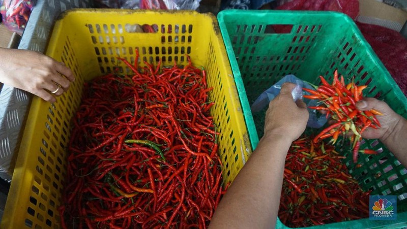 Ilustrasi Pasar Kebayoran Lama. (CNBC Indonesia/Muhammad Sabki)