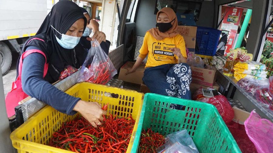 Ilustrasi Pasar Kebayoran Lama. (CNBC Indonesia/Muhammad Sabki)