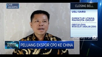 Kebutuhan CPO China Bertambah, Ekspor RI Berpeluang Naik