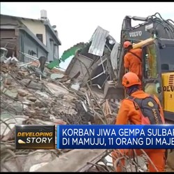 Update Korban Gempa Sulbar: 81 Meninggal Dunia