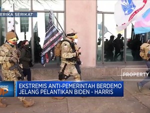 Jelang Pelantikan Biden, Demonstran Bersenjata Berkumpul